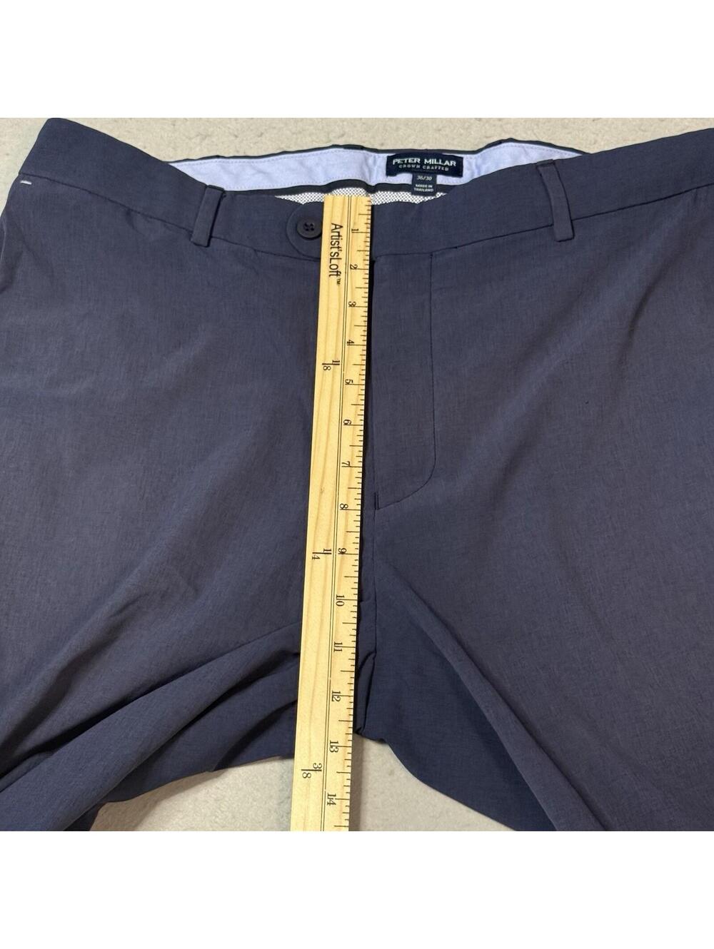 Peter Millar Crown Crafted Men’s Performance Golf Pants 36x30 Blue Casual - Picture 9 of 13